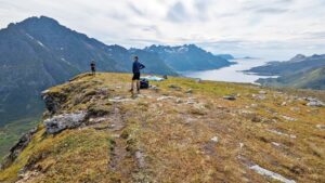 parapente aux Lofoten randonnée