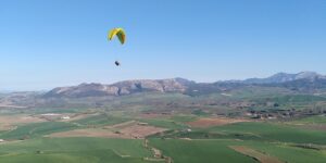 Vue sur la plaine de Cañete