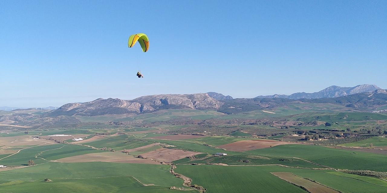 Vue sur la plaine de Cañete