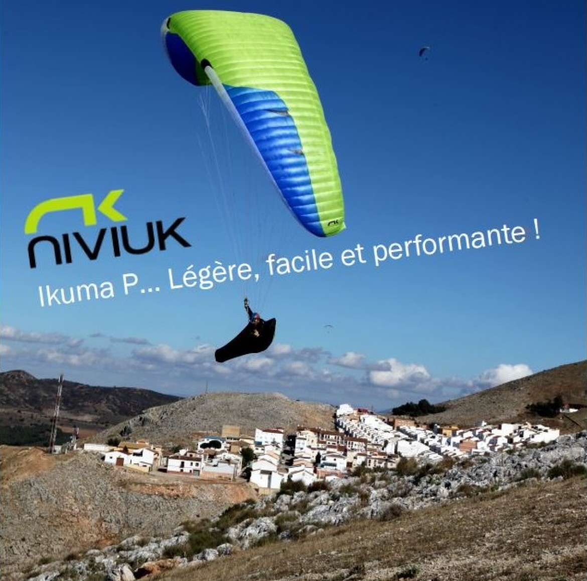 Test de la NIVIUK Ikuma P par Laurent Van Hille (EN B+)