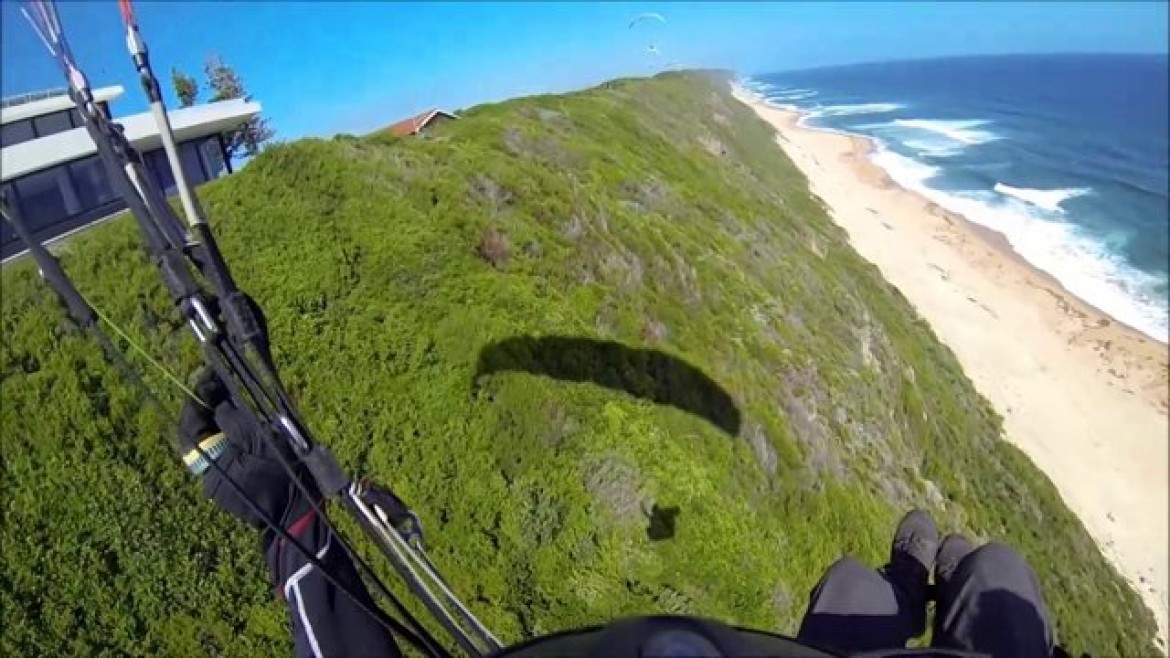 Soaring parapente en Afrique du Sud sur 10 km de côte