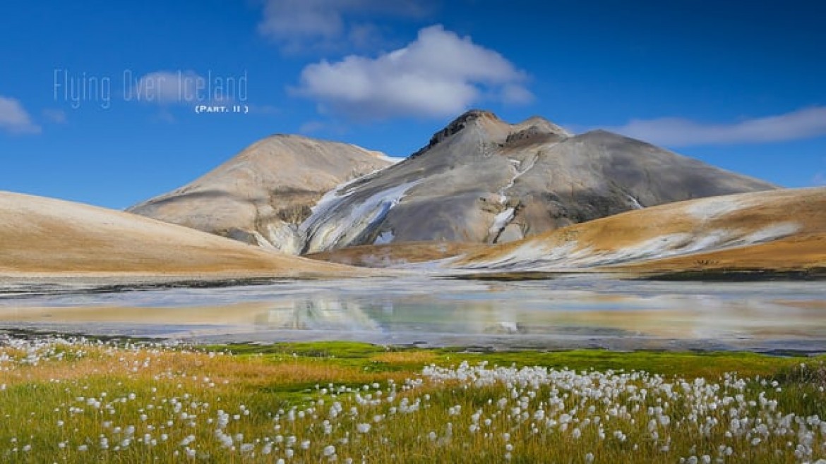 Highlands et terres intérieures d&rsquo;Islande vus du ciel