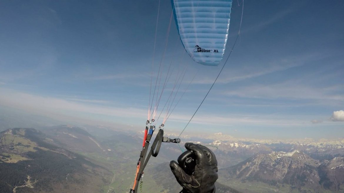 Le triangle de 70 km d&rsquo;Eric en LITLLE CLOUD Goose MK2
