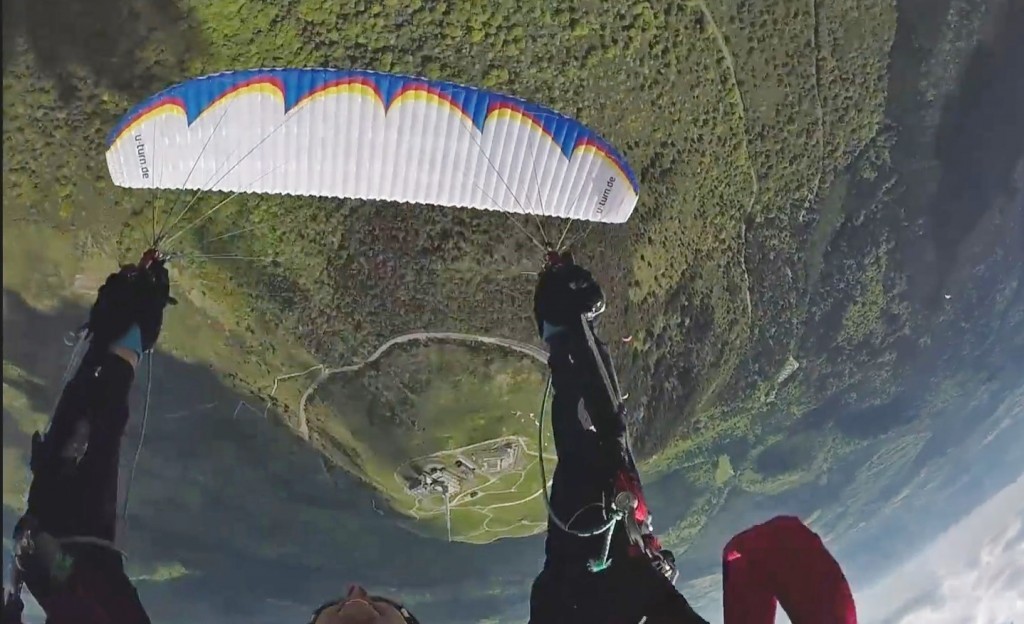Parapente acrobatique au Puy de Dôme 2017 avec Antoine