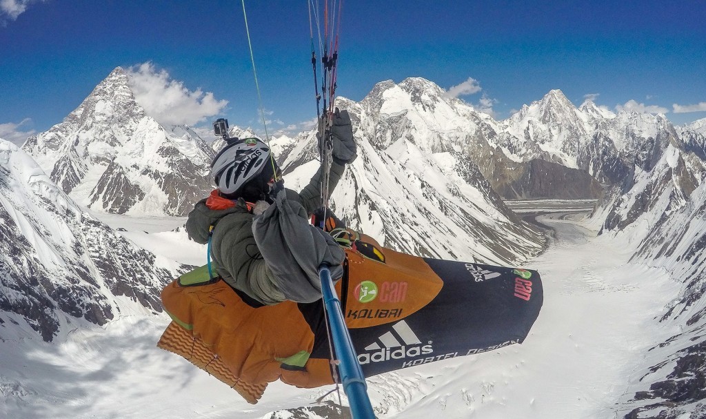Vidéo du vol d&rsquo;Antoine Girard à plus de 8100 m au Pakistan