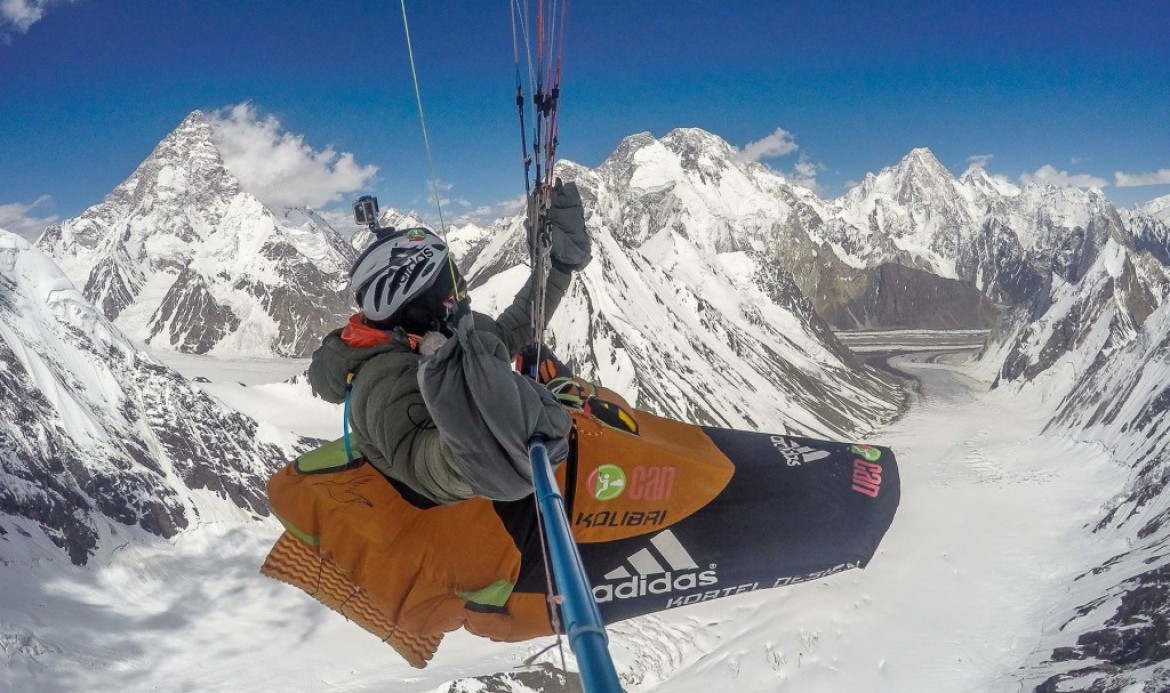 Vidéo du vol d&rsquo;Antoine Girard à plus de 8100 m au Pakistan