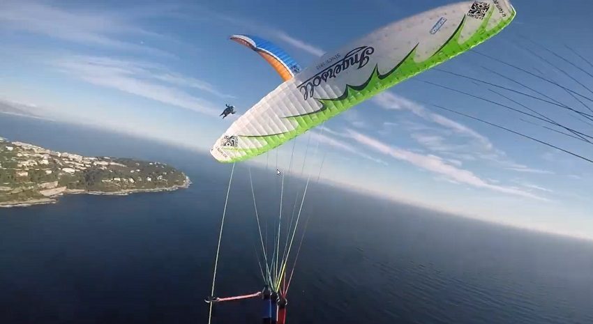 Entraînement vol synchro de Florent et Laurent à Roquebrune