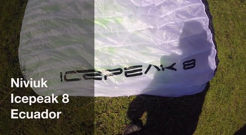 Vol de Juan Carlos Moran avec l&rsquo;aile NIVIUK Icepeak 8
