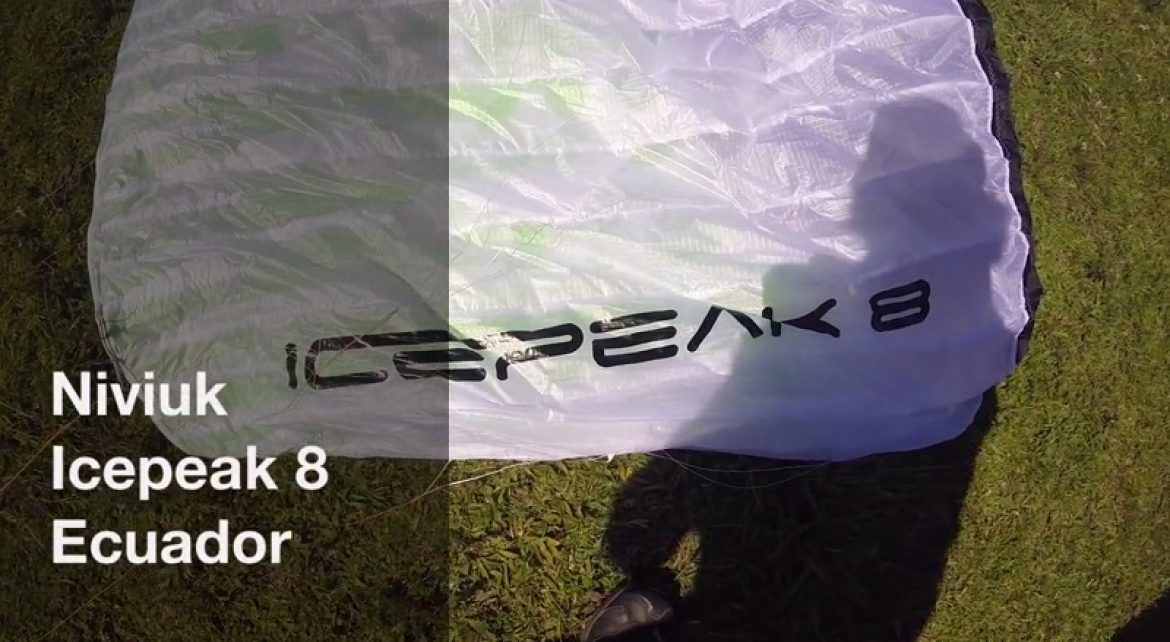 Vol de Juan Carlos Moran avec l&rsquo;aile NIVIUK Icepeak 8