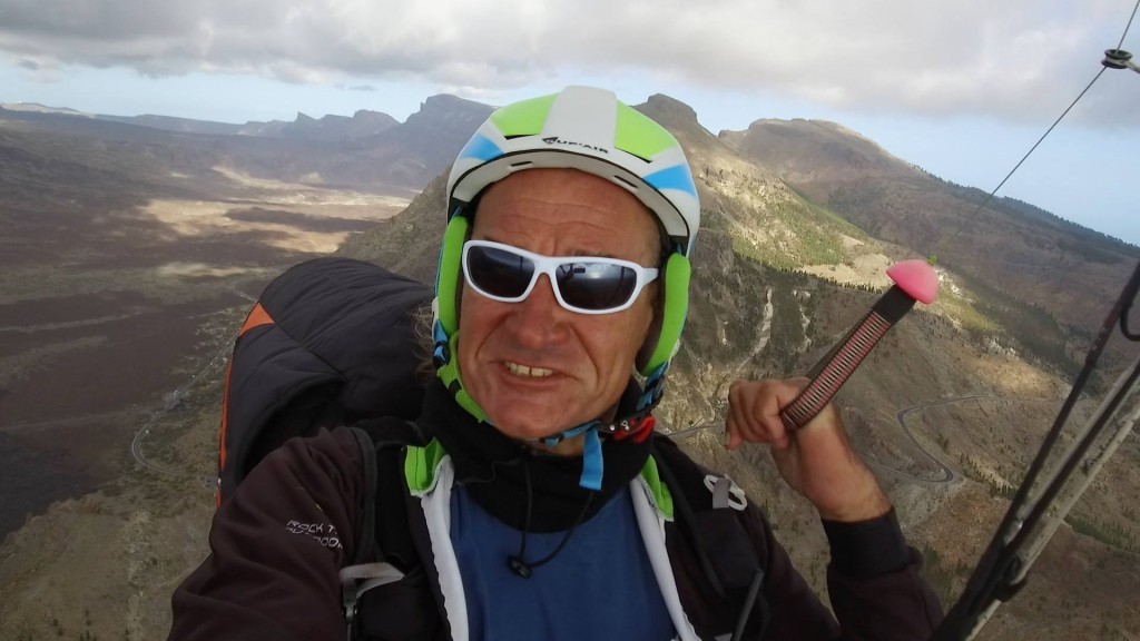Le superbe vol de Philippe Broers de Taucho à la Caldeira (Ténérife)