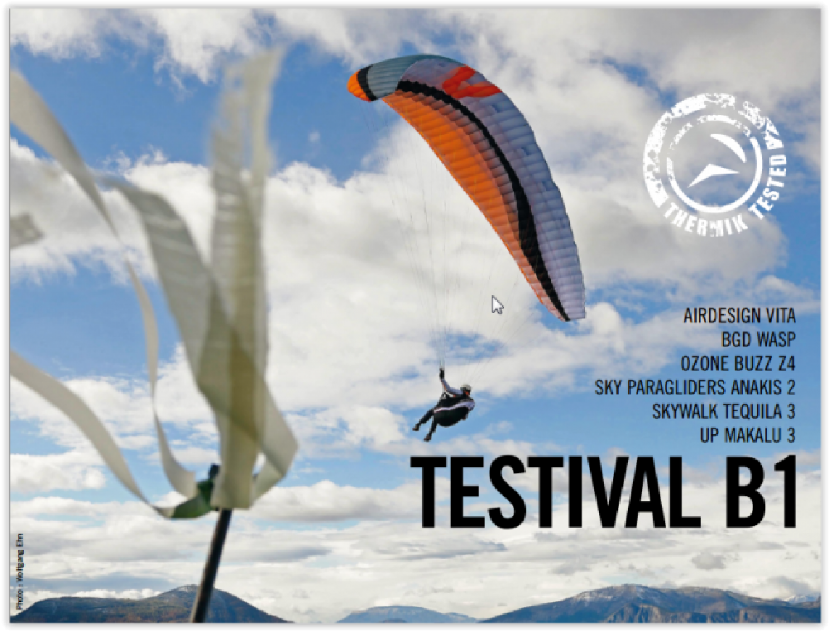 Test parapente : comparatif de 6 ailes EN B avec VOLER INFO