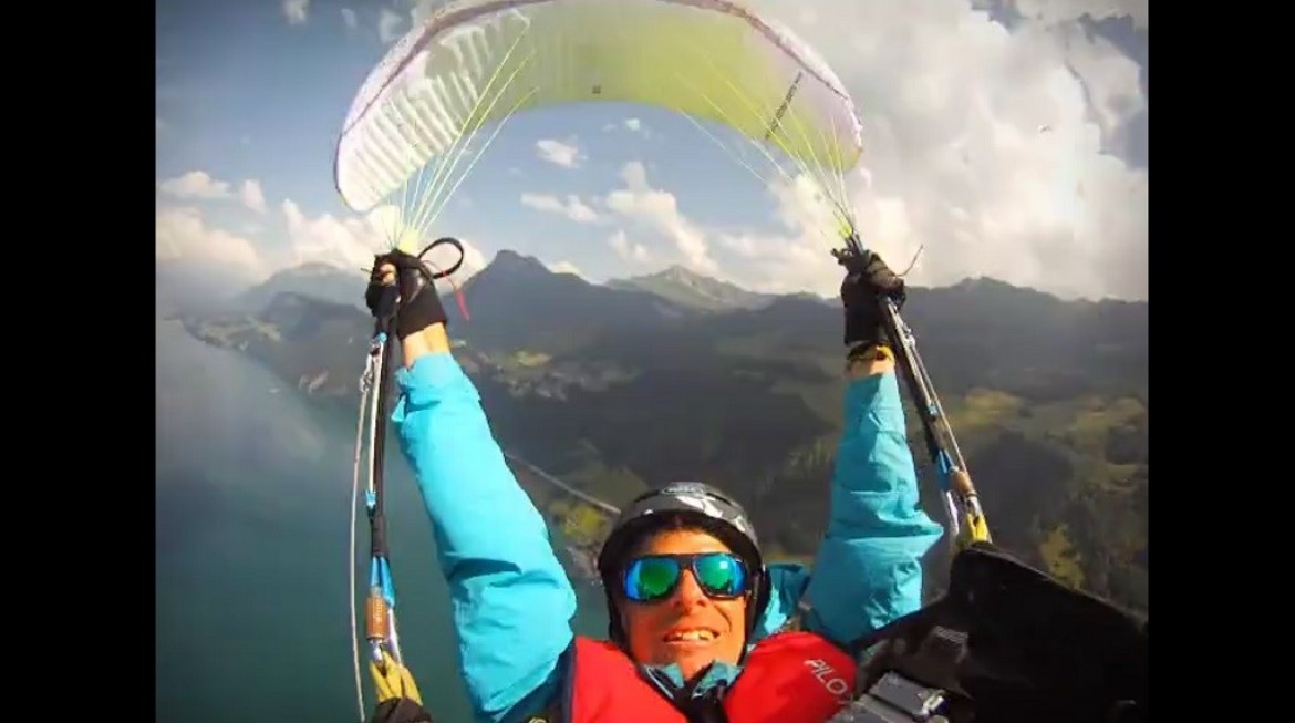 Le club alsacien « Surce Acro Team » au lac des Quatre-Cantons (Suisse)