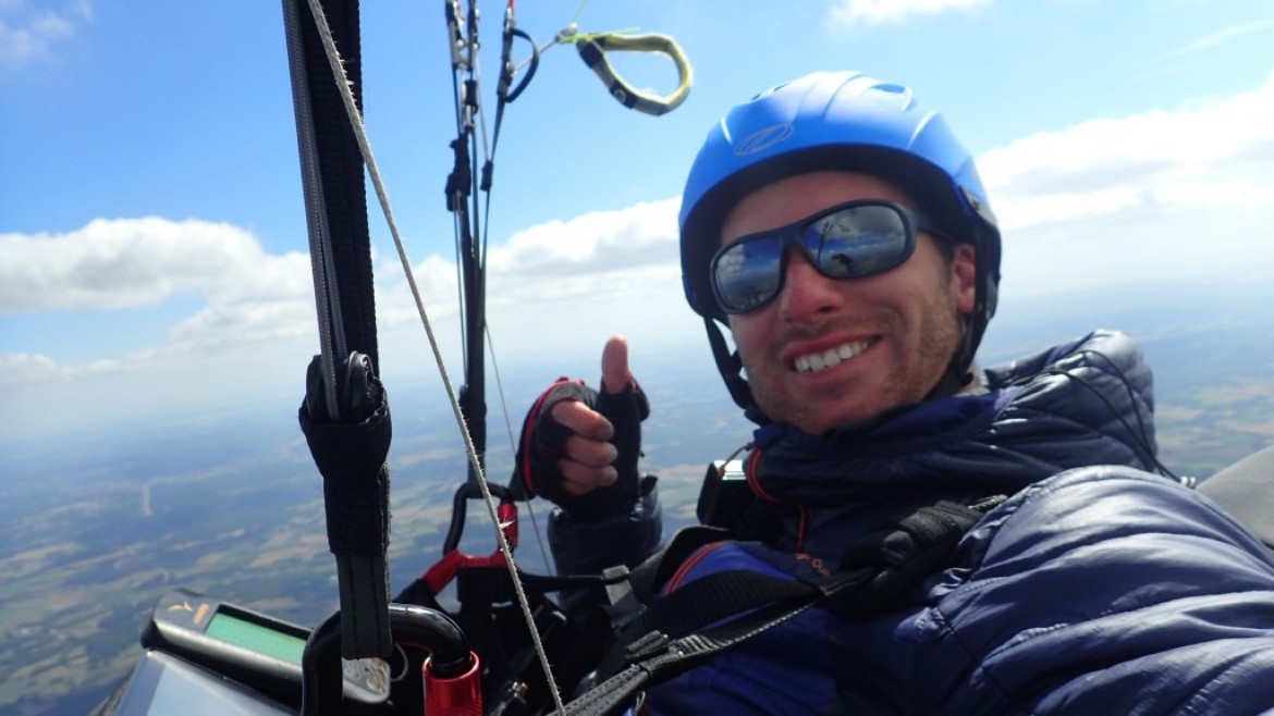 Traversée Nord/Sud de la Bretagne en parapente par Sylvain Bobo