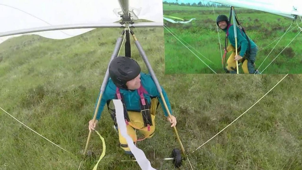 Apprendre à voler en deltaplane au Menez Hom, tellement facile!