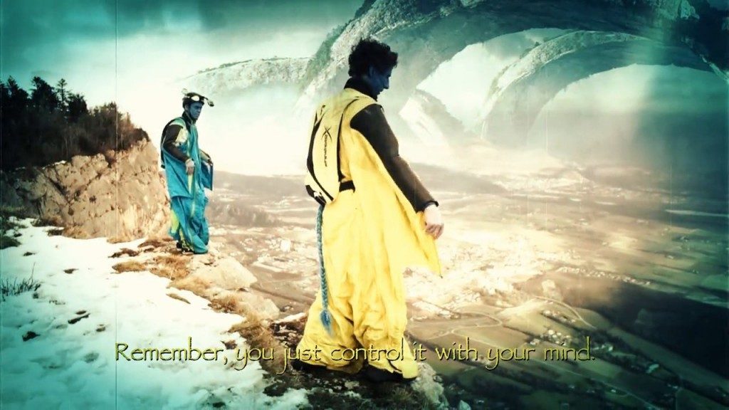 « Are you a huge avatar fan? », du base jump artistique!