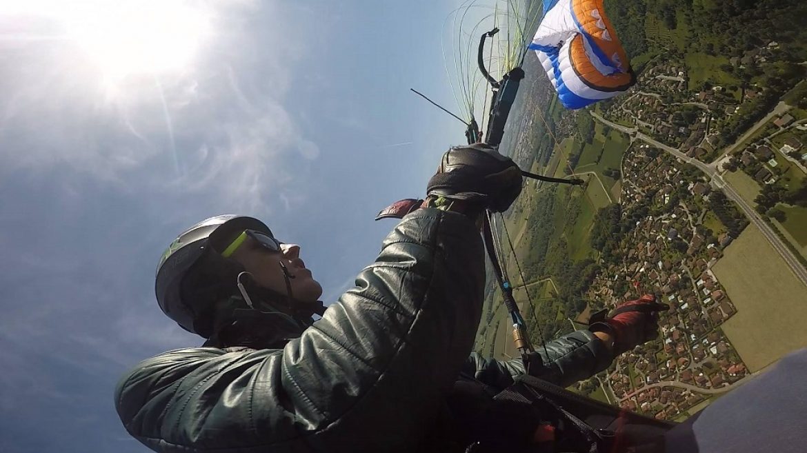 Axel Fornasier, un jeune apprenti pilote acro plein d&rsquo;espoir