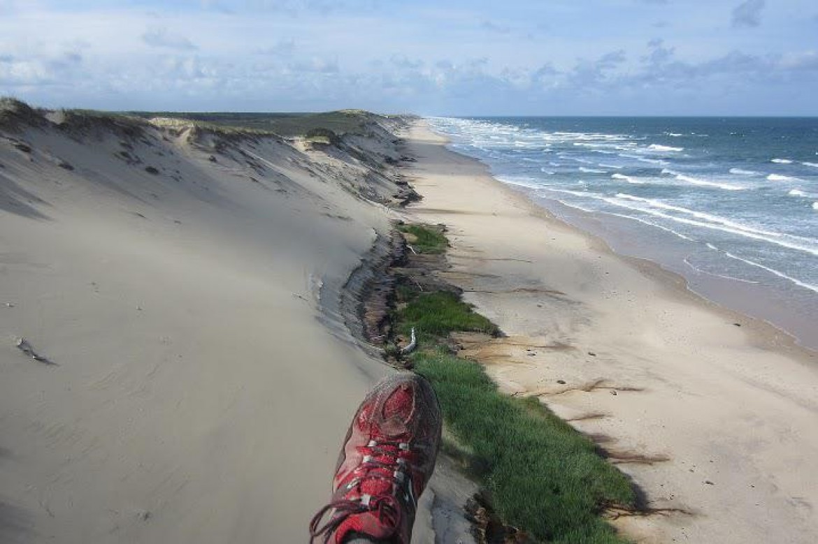 Vol performance sur cordon dunaire, 173 km en marche et vol