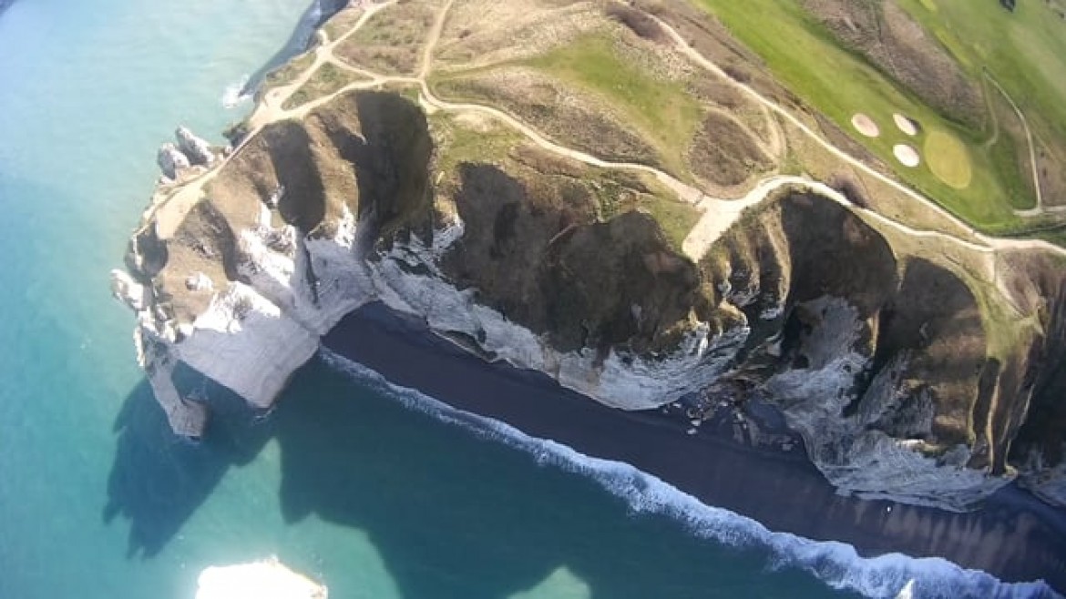 Ballade parapente d&rsquo;Octeville à Etretat avec Yann