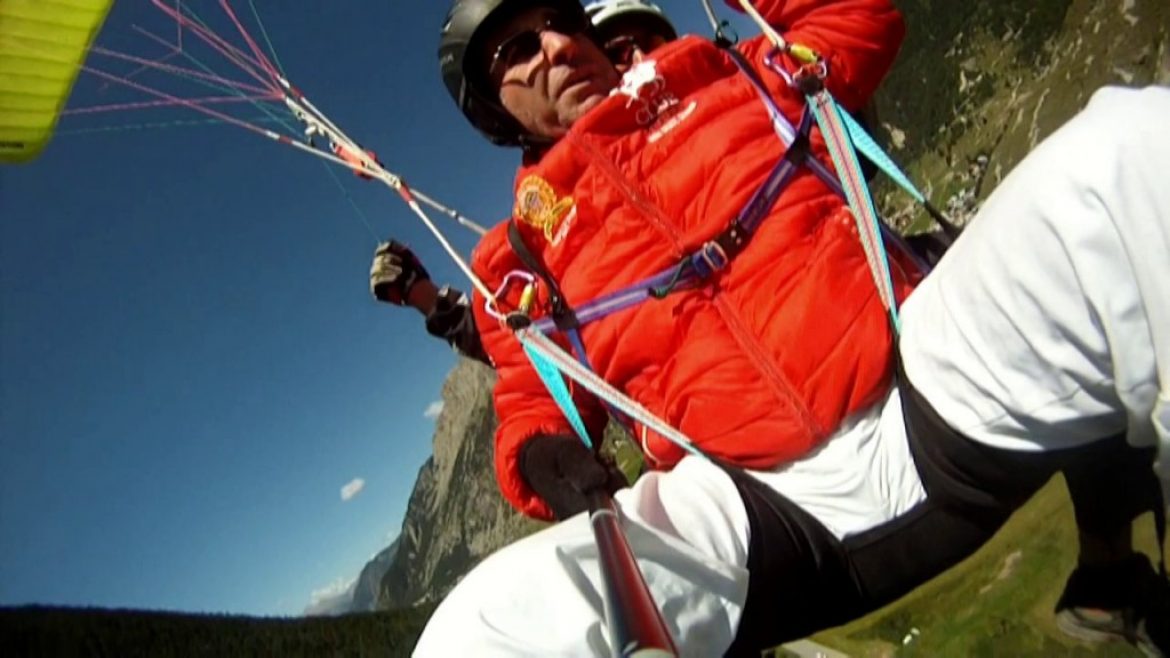 Baptême parapente : panique à bord!