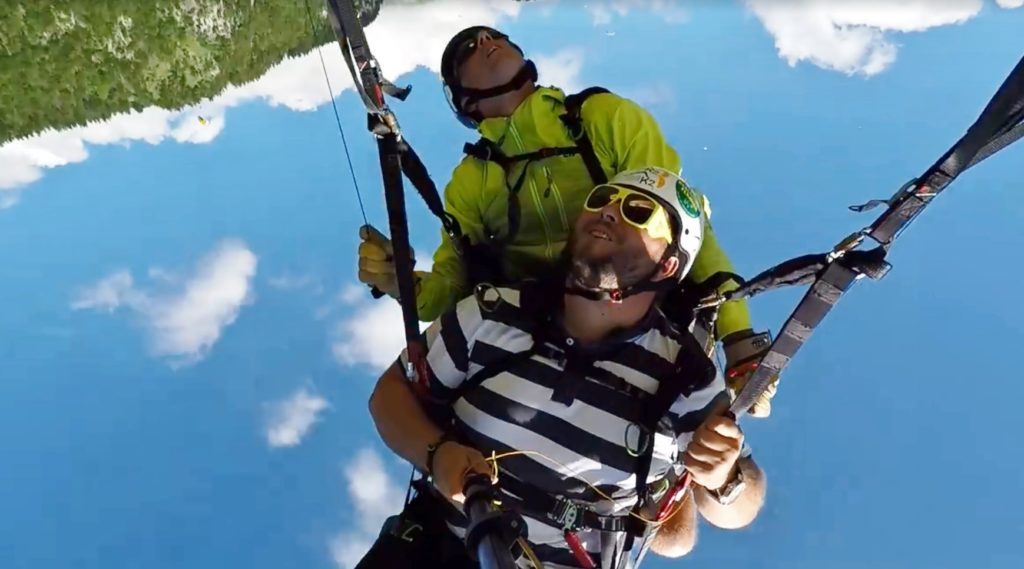 Baptême sensation avec l&rsquo;école K2 Parapente, si propre que ça passe !
