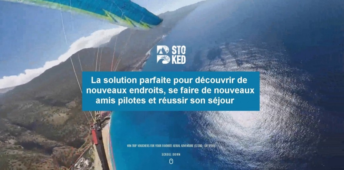 Bstoked, une sorte d&rsquo;AirbnB spécifique au parapente