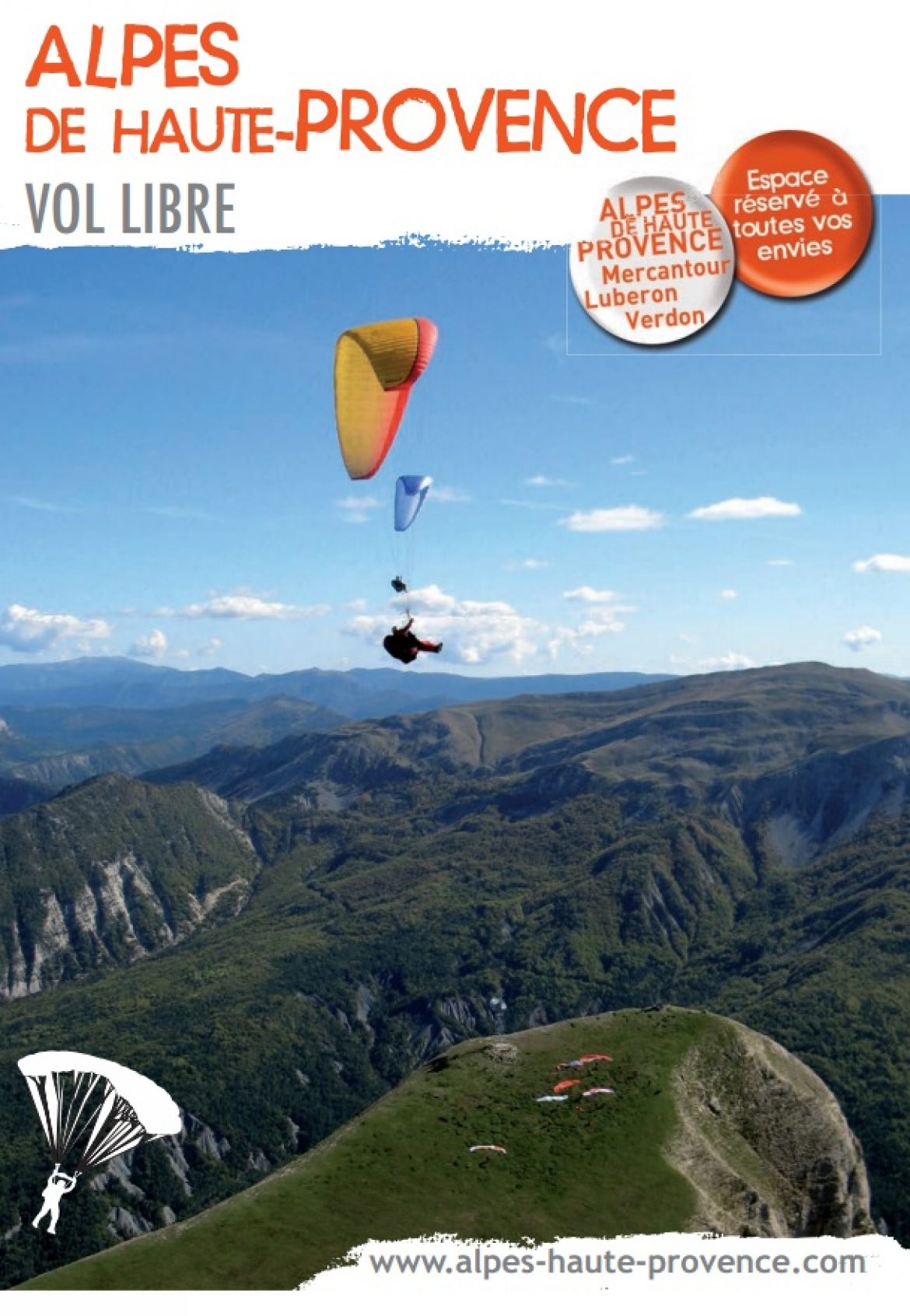 Tous les meilleurs sites parapente Alpes de Haute Provence