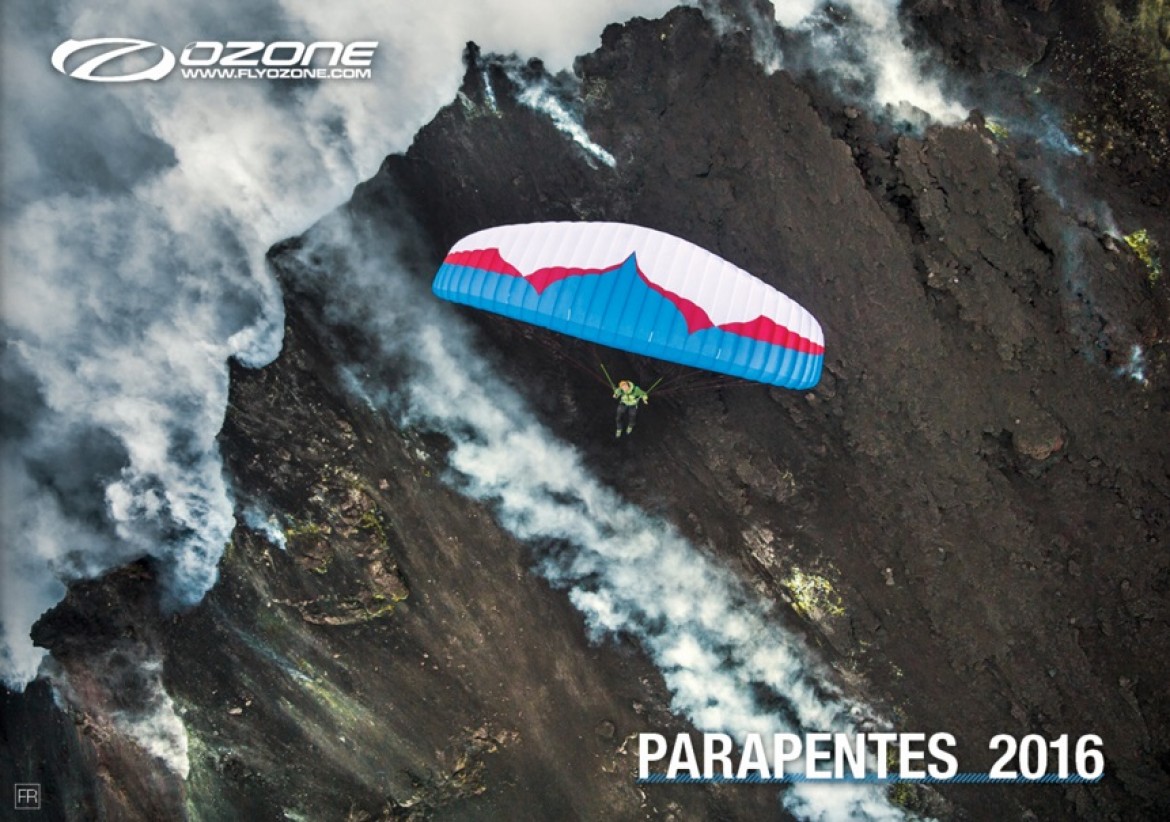 Le catalogue 2016 de la gamme des parapentes OZONE