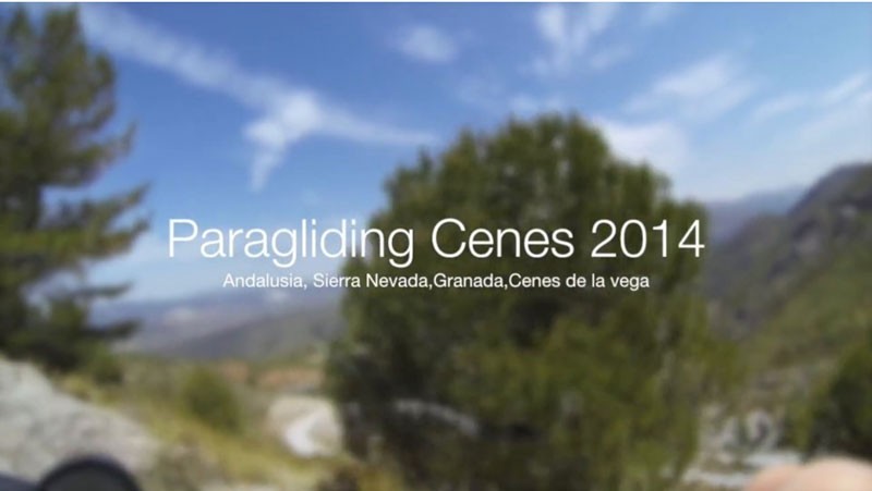 De belles images d&rsquo;un vol parapente en Andalousie