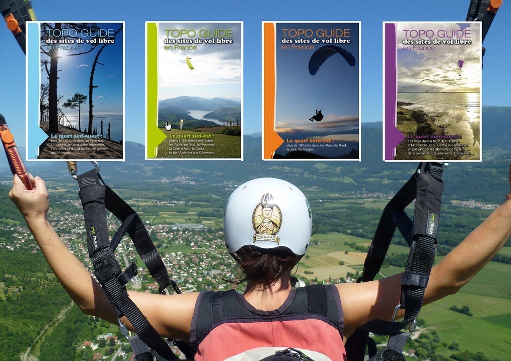 Nouvelle édition des 4 Topo guides des meilleurs sites de France