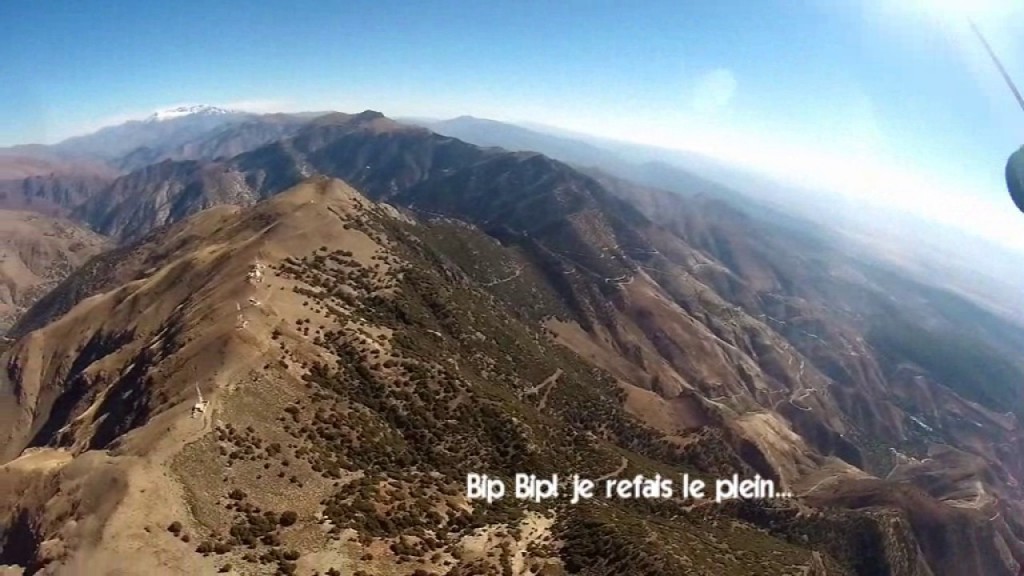 Cross à partir du site parapente Tiz&rsquo;n Test (Maroc)