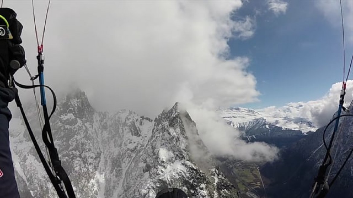 Cross parapente de Gaspard Petiot depuis Chamrousse (110 km)