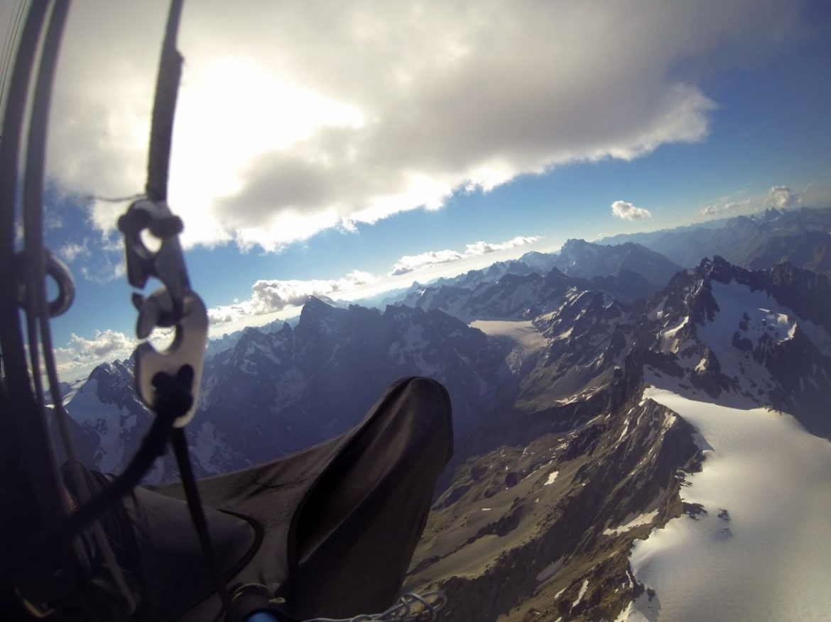 Cross parapente : le tour des Ecrins avec Antoine GIRARD (FAI 247 km)