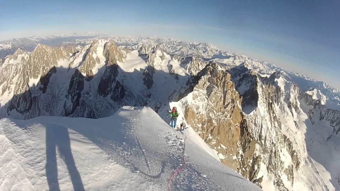 Décos de l&rsquo;Aiguille du Midi et de l&rsquo;Aiguille Verte le même jour