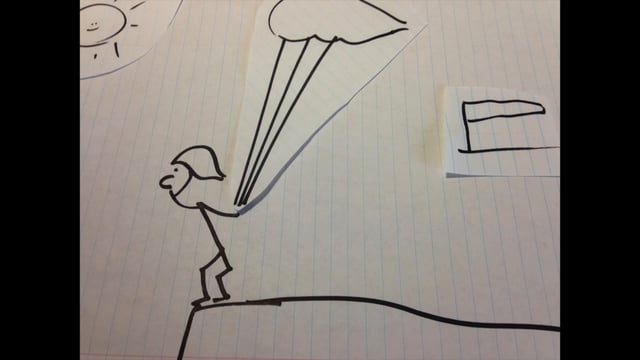 Dès le matin, Charles voit du parapente tout autour de lui