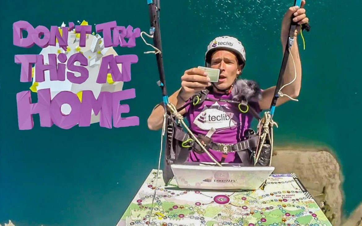 Don&rsquo;t try this at home : Jouer à « Parapente Poursuite » en l&rsquo;air