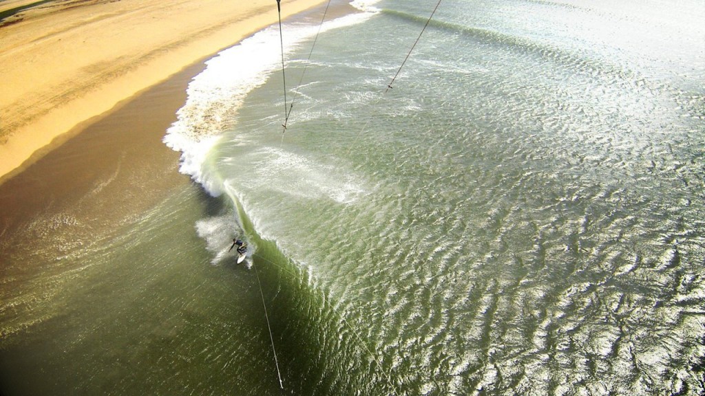 Du kite-surf en Namibie