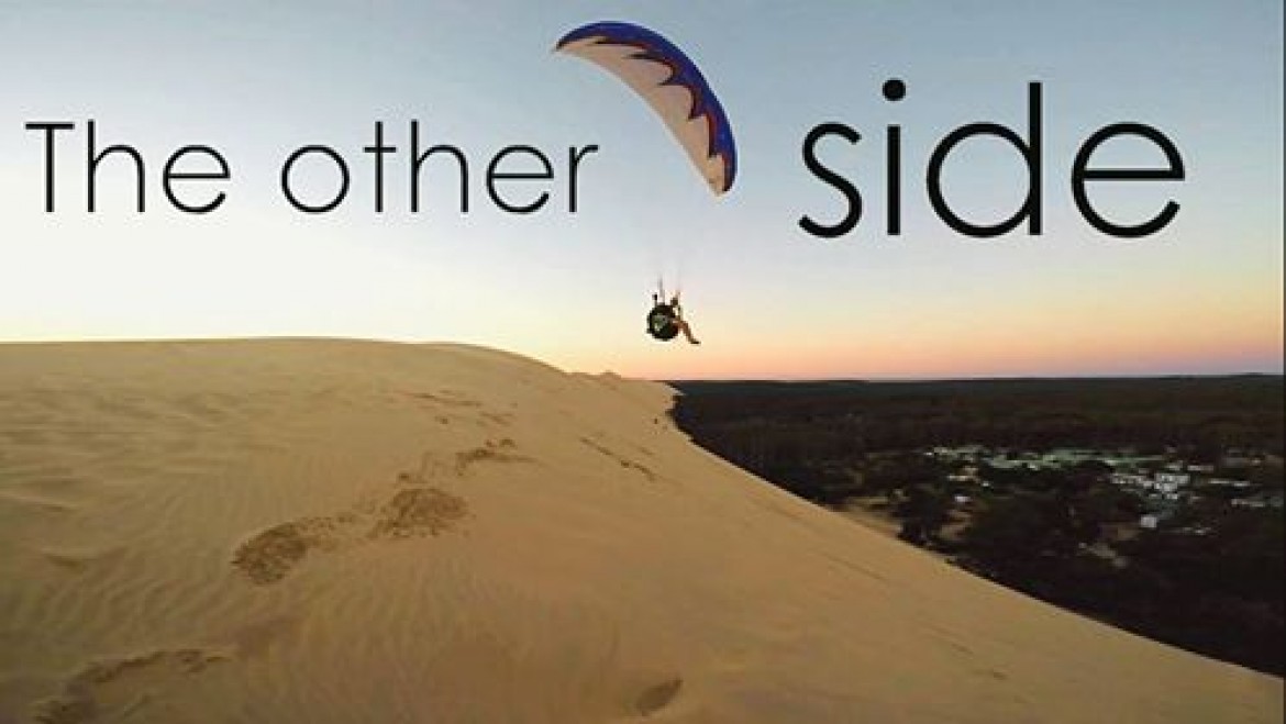 Axel a volé sur l&rsquo;autre versant de la Dune du Pyla
