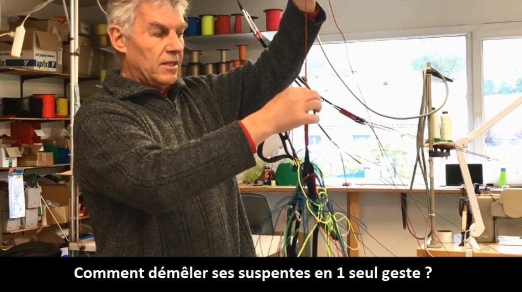 L&rsquo;astuce de Xavier pour démêler les suspentes de parapente en 1 geste