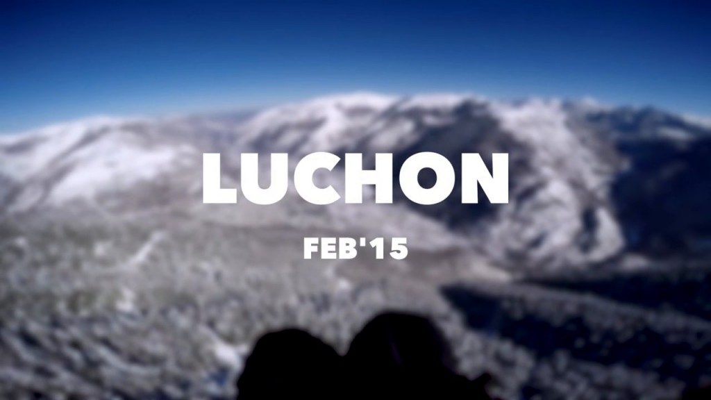 Entrainement acro au dessus de Luchon (Pyrénées)