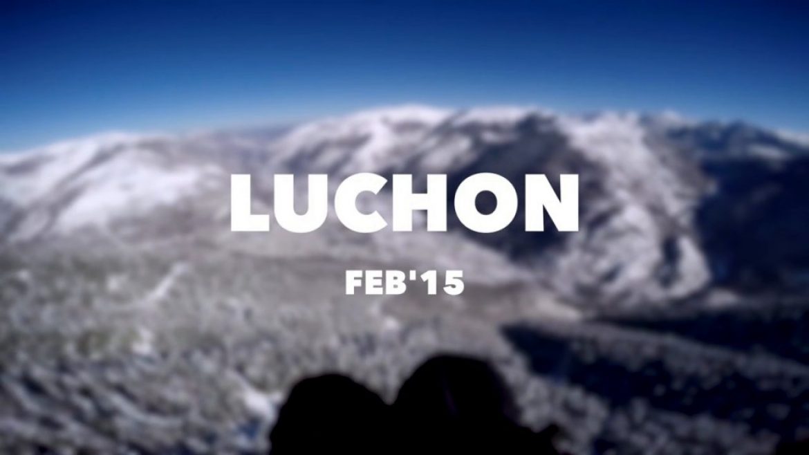 Entrainement acro au dessus de Luchon (Pyrénées)