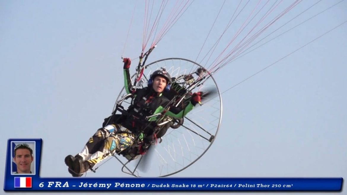 European Paramotor Slalom Championships : Jérémy Pénone N°1