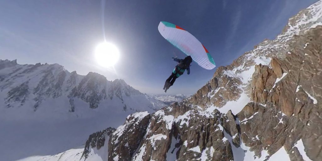 Combo parapente magique au Mont Blanc avec Thomas et Fred