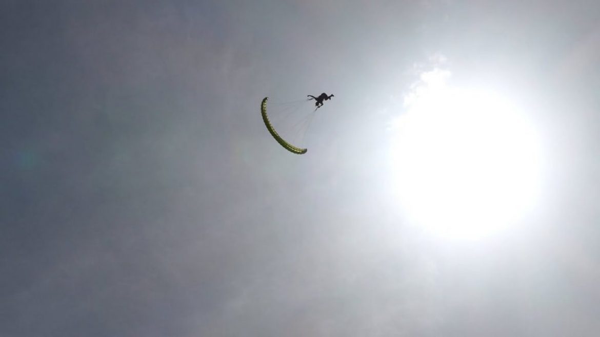 Jamie Lee de passage aux 2 Alpes avec son OZONE Rapido