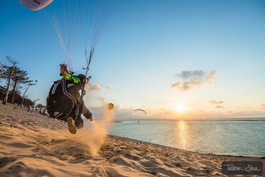 Le parapent-ball avec Jean Baptiste CHANDELIER