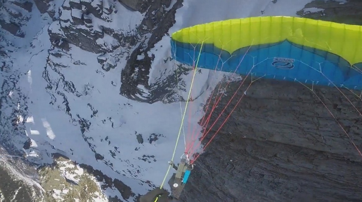 « Follow the leader », speed flying encore plus engagé de Joseph