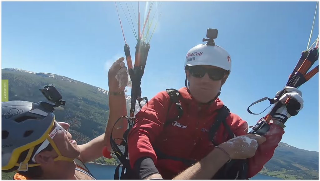 Du climbing qui finit par du jumping en passant par du paragliding