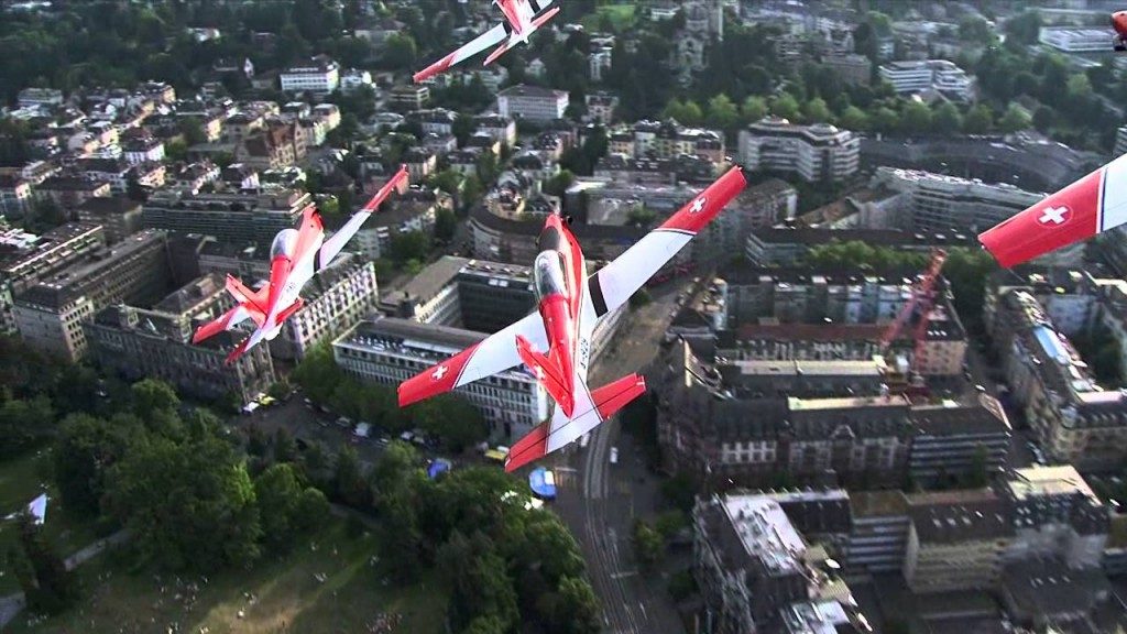 La Swiss Air Force team en show à l&rsquo;ACRO SHOW 2014