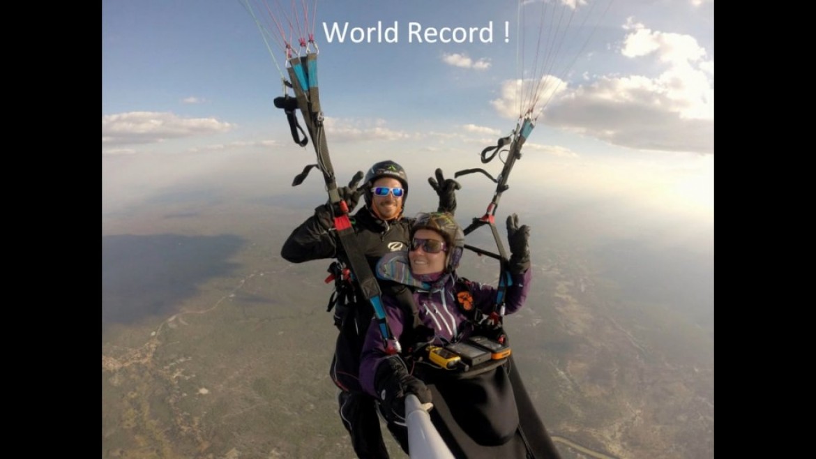 La vidéo des vols record en biplace d&rsquo;Honorin Hamard