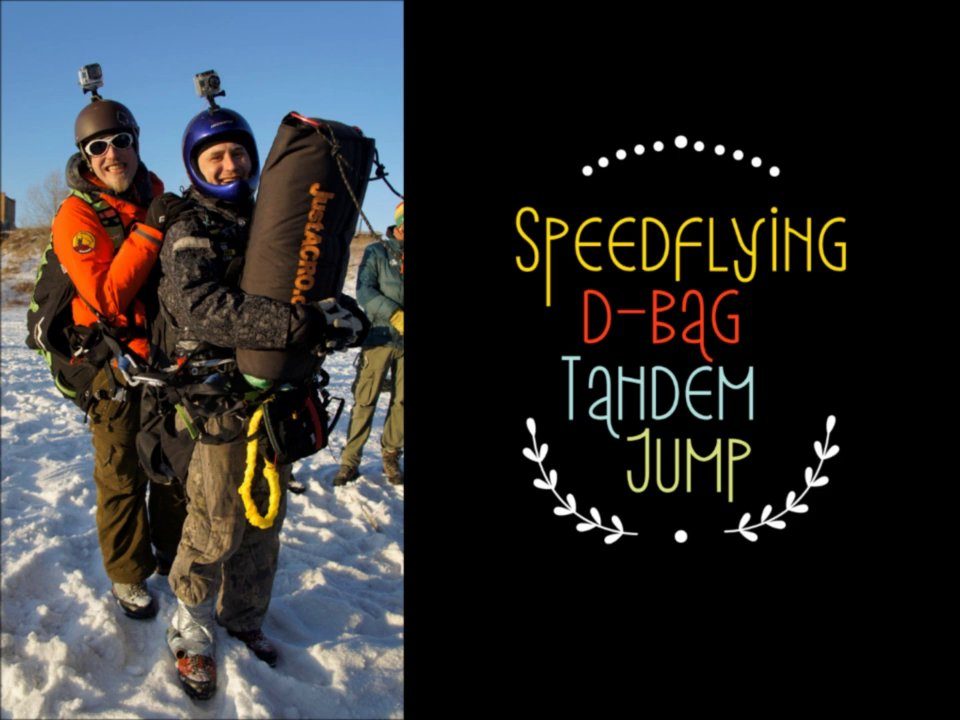 Largage D-bag d&rsquo;une montgolfière en tandem mini voile