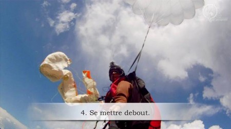 Parachute secours parapente : largage avec l&rsquo;école K2 parapente